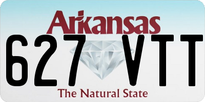 AR license plate 627VTT