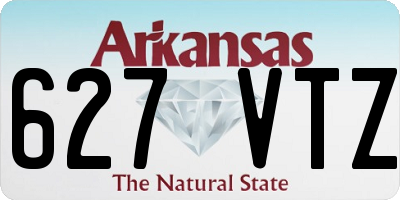 AR license plate 627VTZ