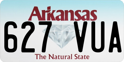 AR license plate 627VUA