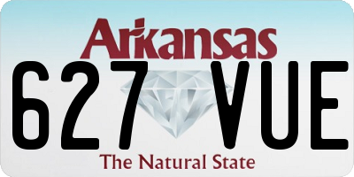 AR license plate 627VUE