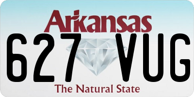 AR license plate 627VUG