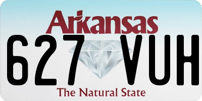 AR license plate 627VUH