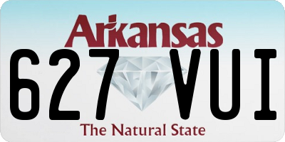 AR license plate 627VUI