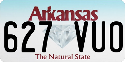 AR license plate 627VUO