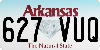 AR license plate 627VUQ