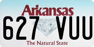 AR license plate 627VUU