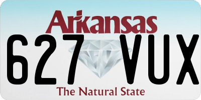 AR license plate 627VUX