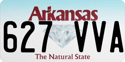 AR license plate 627VVA