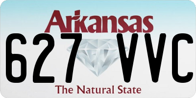 AR license plate 627VVC