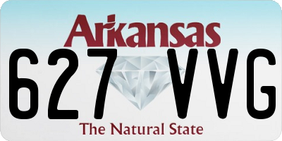 AR license plate 627VVG