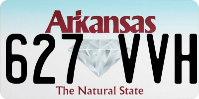 AR license plate 627VVH