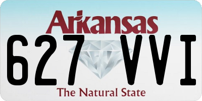 AR license plate 627VVI