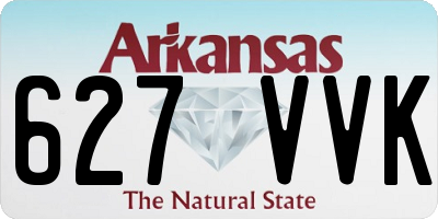 AR license plate 627VVK