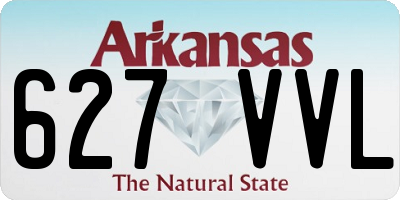 AR license plate 627VVL