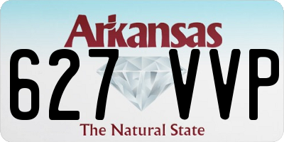 AR license plate 627VVP