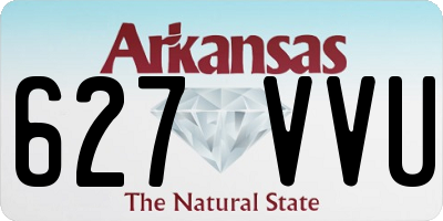AR license plate 627VVU