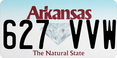 AR license plate 627VVW