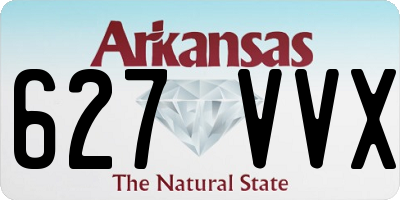 AR license plate 627VVX
