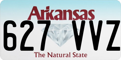 AR license plate 627VVZ
