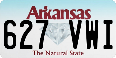 AR license plate 627VWI