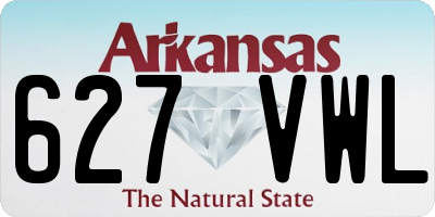 AR license plate 627VWL