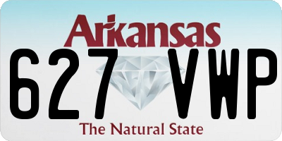AR license plate 627VWP