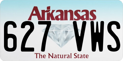 AR license plate 627VWS