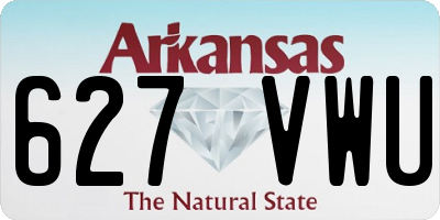 AR license plate 627VWU
