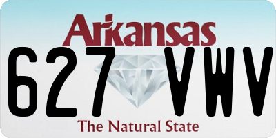 AR license plate 627VWV