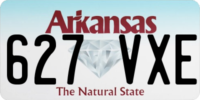 AR license plate 627VXE