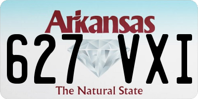 AR license plate 627VXI