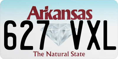 AR license plate 627VXL