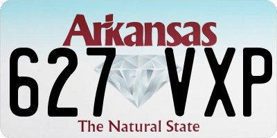 AR license plate 627VXP