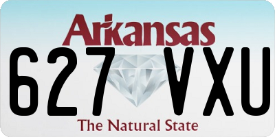 AR license plate 627VXU