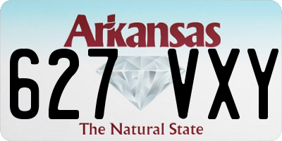 AR license plate 627VXY
