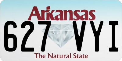 AR license plate 627VYI