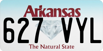 AR license plate 627VYL