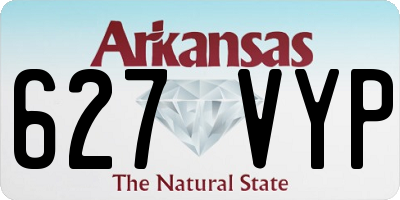 AR license plate 627VYP