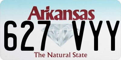 AR license plate 627VYY