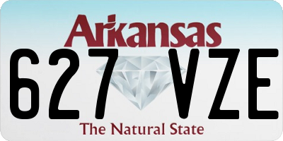 AR license plate 627VZE