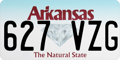 AR license plate 627VZG