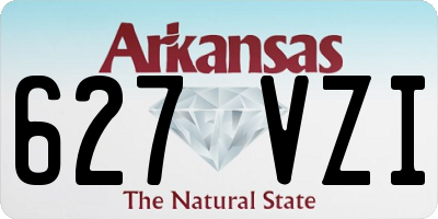 AR license plate 627VZI