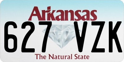 AR license plate 627VZK