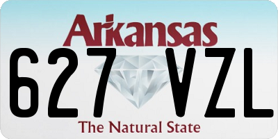 AR license plate 627VZL