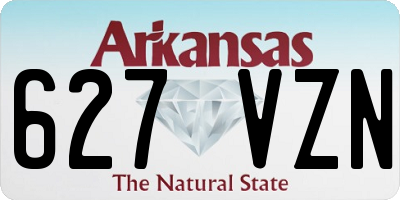 AR license plate 627VZN