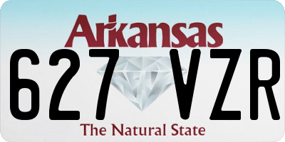 AR license plate 627VZR