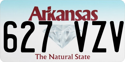 AR license plate 627VZV