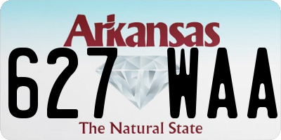 AR license plate 627WAA