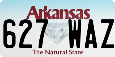 AR license plate 627WAZ