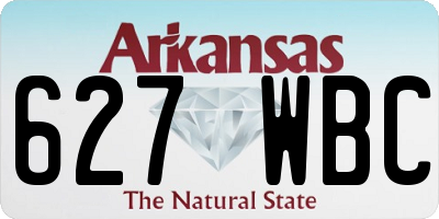 AR license plate 627WBC